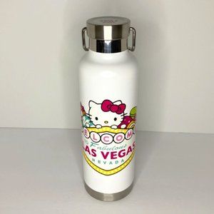 Hello Kitty Cafe Las Vegas Sign Stainless Steel Bottle (24oz)